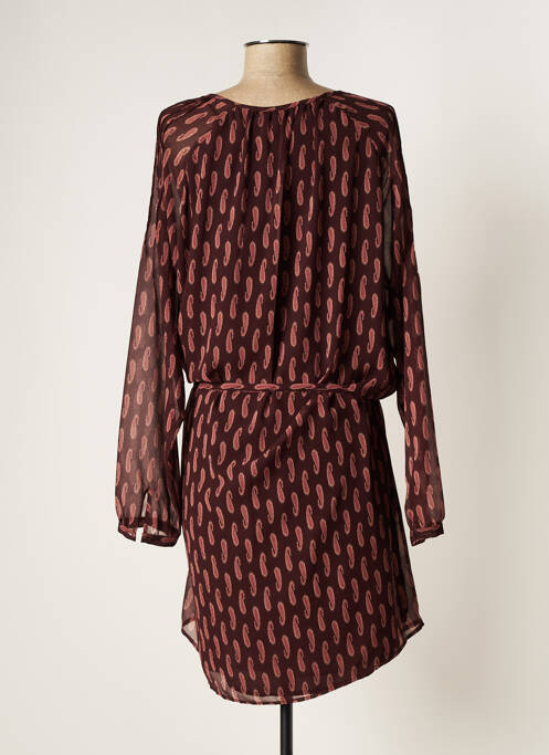 Robe mi-longue violet IKKS pour femme