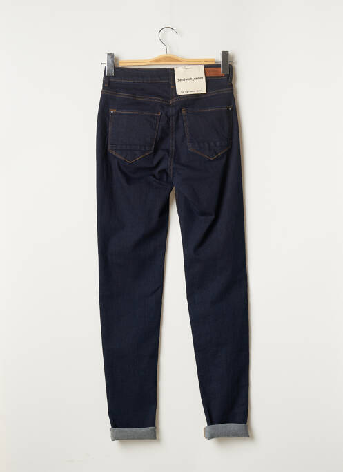 Jeans coupe slim bleu SANDWICH pour femme