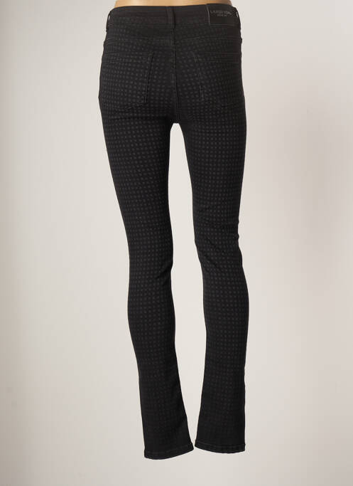 Jeans coupe slim noir LAUREN VIDAL pour femme