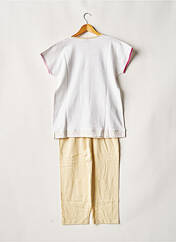 Pyjama blanc ROSE POMME pour femme seconde vue