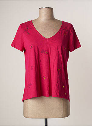 T-shirt rose DES PETITS HAUTS pour femme