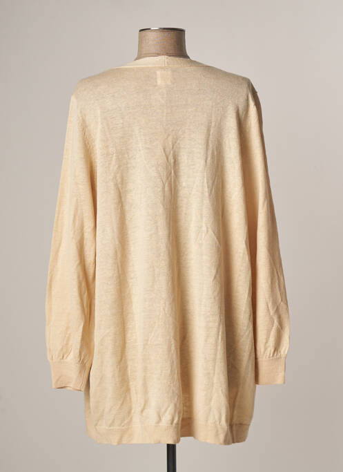 Gilet manches longues beige DES PETITS HAUTS femme
