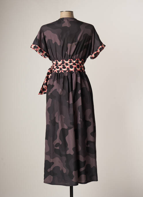 Robe longue gris AHIMARIA pour femme