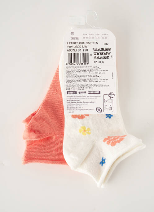 Chaussettes enfant - 5 paires - Taille 23-26 - Katoen | bol