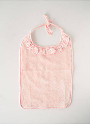 Bavoir rose BB AND CO pour fille