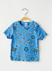 T-shirt bleu PETIT BATEAU pour enfant seconde vue