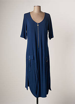 Robe mi-longue bleu ALAIN MURATI pour femme