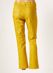 Pantalon 7/8 jaune CHRISTINE LAURE pour femme seconde vue