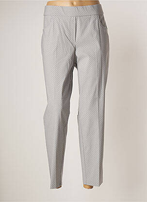 Pantalon 7/8 gris ADELINA BY SCHEITER pour femme