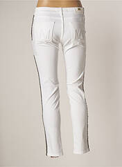 Jeans coupe slim blanc MONARCH pour femme seconde vue