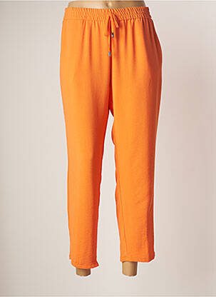 Pantalon 7/8 orange TINTA STYLE pour femme