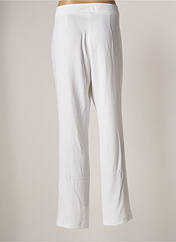 Pantalon droit blanc JEAN DELFIN pour femme seconde vue