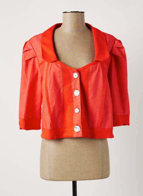 Veste casual orange ELISA CAVALETTI pour femme