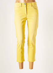 Pantalon 7/8 jaune ZERRES pour femme seconde vue