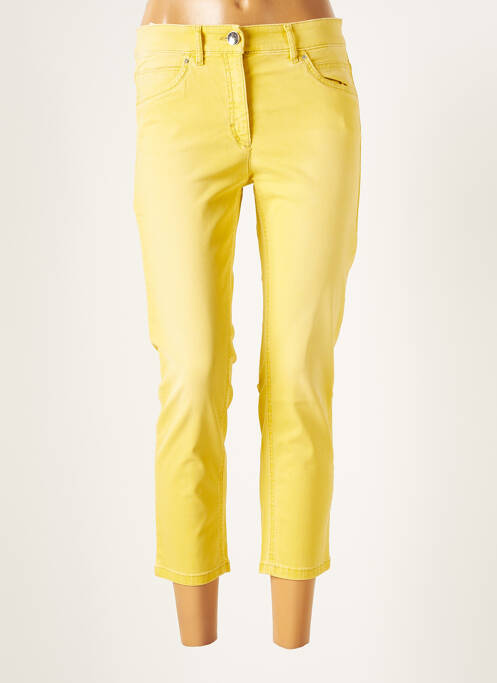 Pantalon 7/8 jaune ZERRES pour femme