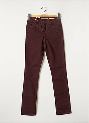 Pantalon slim taille haute taille haute rouge LEE COOPER femme