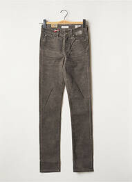Jeans coupe slim slim taille haute gris LEE COOPER femme