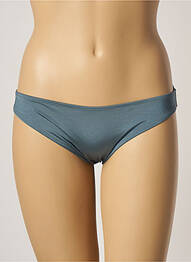 Bas de maillot de bain effet matière satinée culotte bleu LA PERLA femme