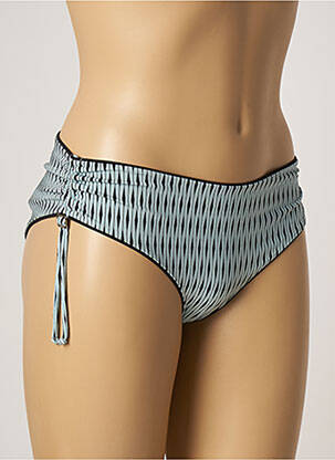 Bas de maillot de bain imprimé fantaisie shorty bleu LA PERLA femme