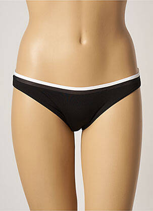 Bas de maillot de bain effet matière satinée culotte noir LA PERLA femme