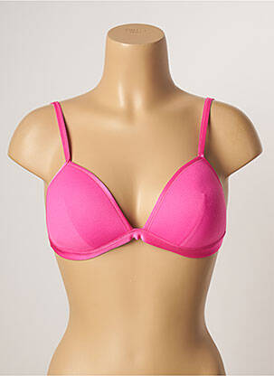 Haut de maillot de bain stretch haut triangles rose LA PERLA femme