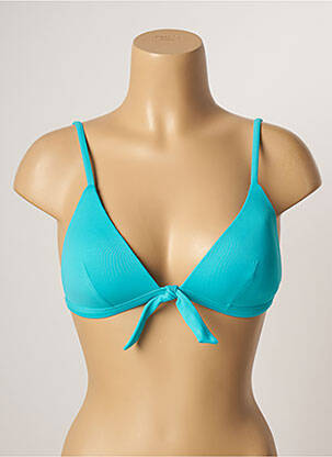 Haut de maillot de bain stretch haut triangles bleu LA PERLA femme