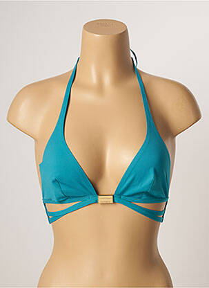 Haut de maillot de bain stretch haut triangles bleu LA PERLA femme