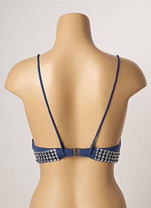 Haut de maillot de bain stretch haut soutien-gorge avec mousse de rembourrage amovible bleu LA PERLA femme
