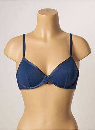 Haut de maillot de bain stretch haut soutien-gorge emboitant bleu LA PERLA femme