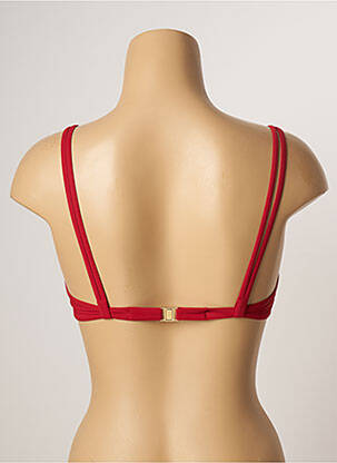 Haut de maillot de bain stretch haut soutien-gorge emboitant rouge LA PERLA femme