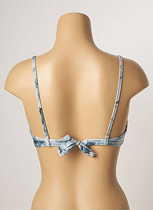 Haut de maillot de bain stretch haut soutien-gorge emboitant bleu LA PERLA femme