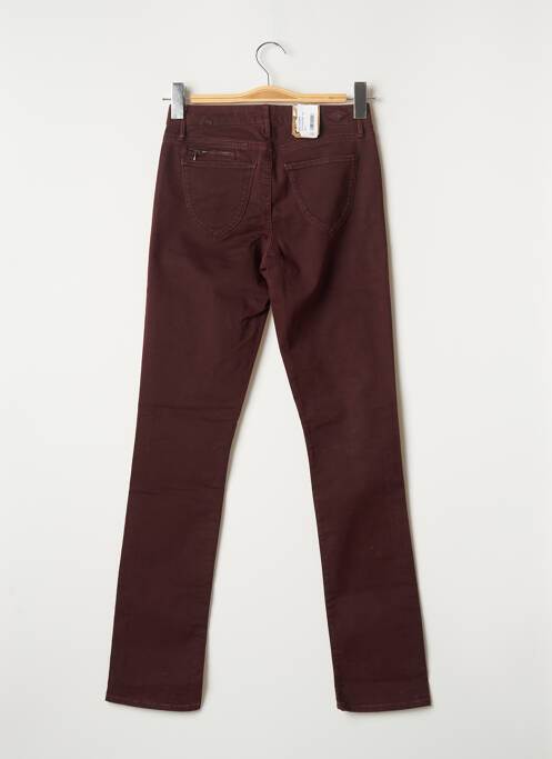 Pantalon slim stretch taille haute rouge LEE COOPER femme