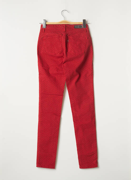 Pantalon slim skinny taille normale rouge LEVIS femme