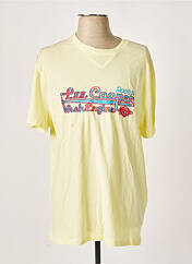 T-shirt jaune LEE COOPER pour homme seconde vue