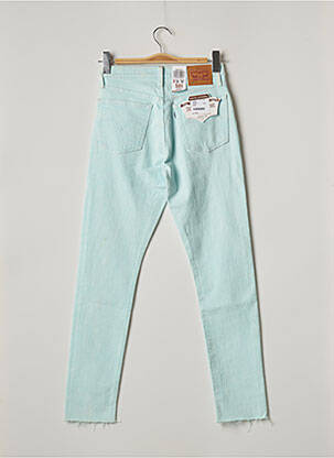 Jeans coupe slim broderie rivets taille normale bleu LEVI'S femme