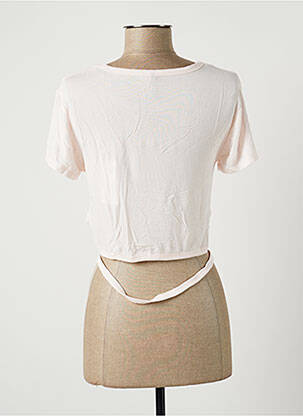 T-shirt coupe droite manches courtes rose PASSIONATA femme