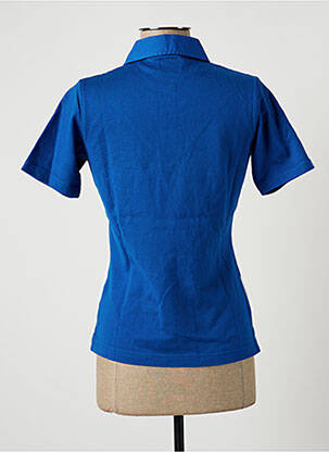 Polo tissage jersey manches courtes bleu STAR CLIPPERS femme