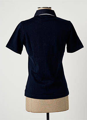 Polo tissage jersey manches courtes bleu STAR CLIPPERS femme