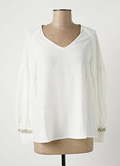 Blouse blanc SWEEWË pour femme seconde vue