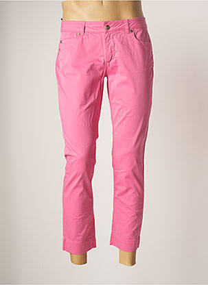 Pantalon 7/8 stretch taille basse rose MARINA YACHTING femme