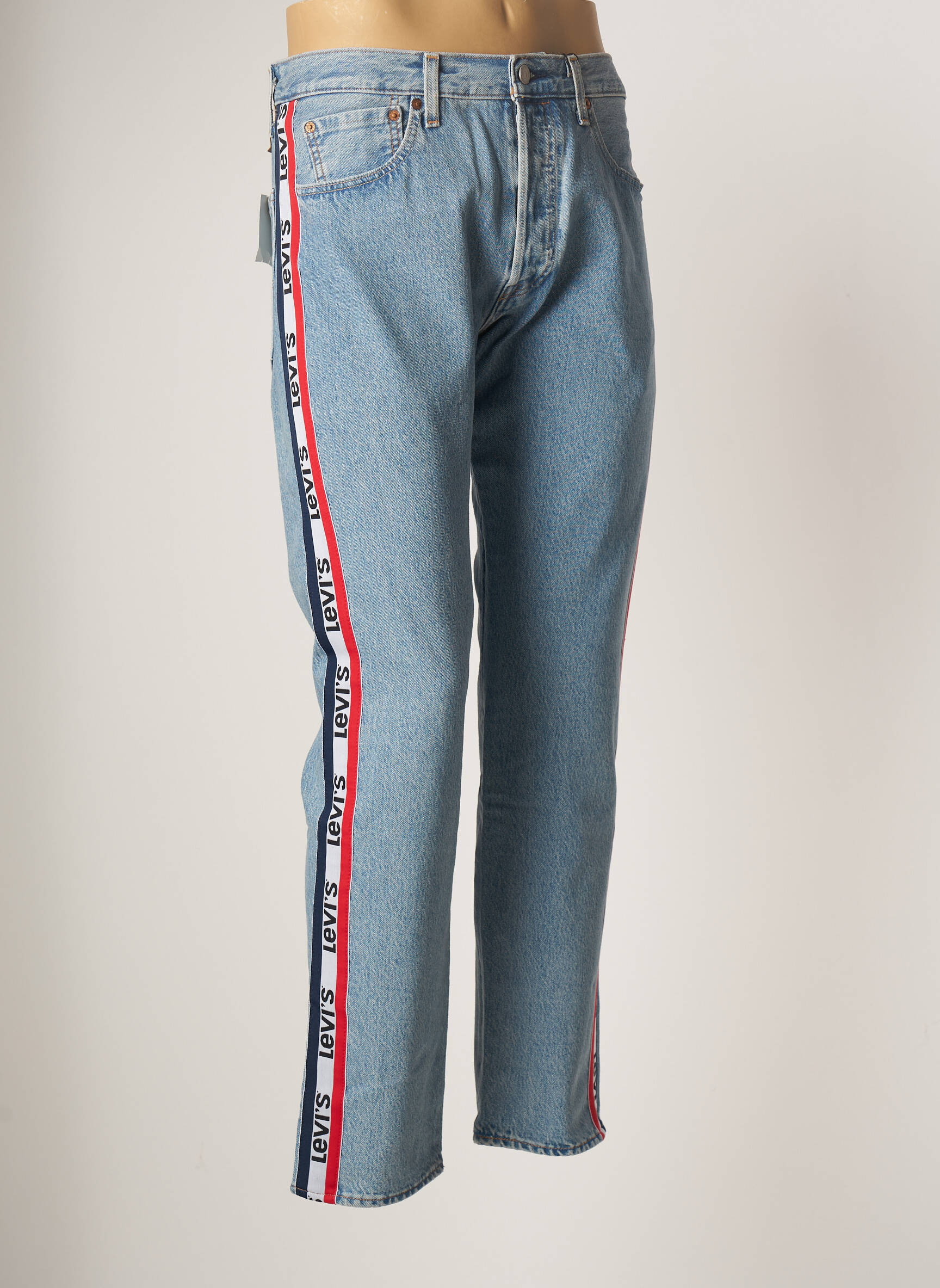 Levis Jeans Coupe Slim Homme De Couleur Bleu En Destockage 2001103-bleu00 -  Modz
