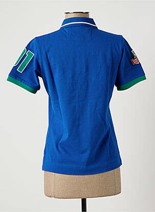 Polo stretch manches courtes bleu STAR CLIPPERS homme