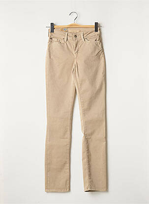 Pantalon slim stretch taille normale beige LEE COOPER femme