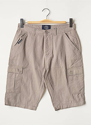 Bermuda coupe droite taille normale gris MANOUKIAN homme