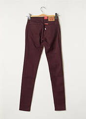 Jeans skinny violet LEVIS pour femme seconde vue