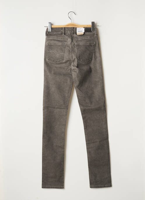 Jeans coupe slim broderie rivets taille normale gris LEE COOPER femme