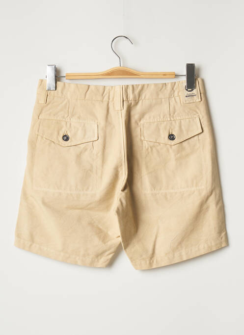 Bermuda coupe droite taille normale beige MURPHY & NYE homme