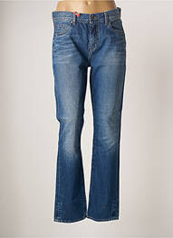 Jeans coupe droite broderie rivets taille normale bleu LEE COOPER femme