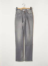 Jeans coupe droite broderie rivets taille normale gris LEE COOPER femme