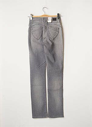 Jeans coupe droite broderie rivets taille normale gris LEE COOPER femme